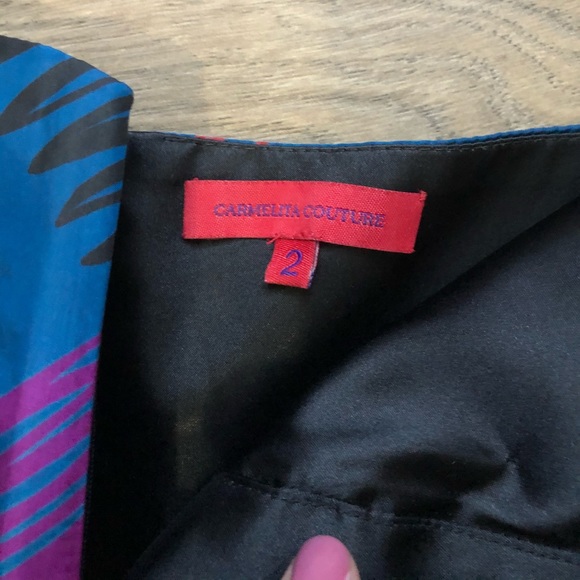 CARMELITA COUTURE FUN PARTY DRESS SIZE 2 - Picture 7 of 11